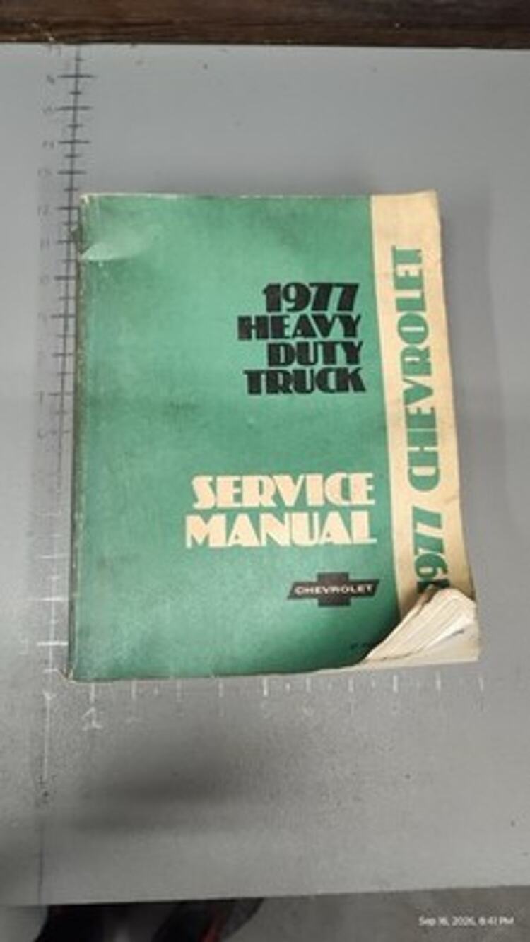 1977 Chevrolet Heavy Duty Truck Service Manual ST-332-77 Series 70-9502 GM OEM